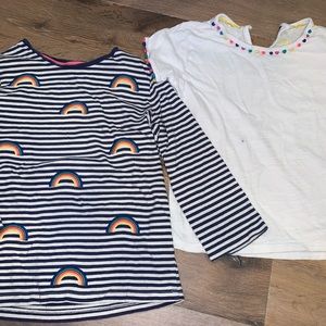 Mini Boden long sleeve and Tshirt 7-8Y